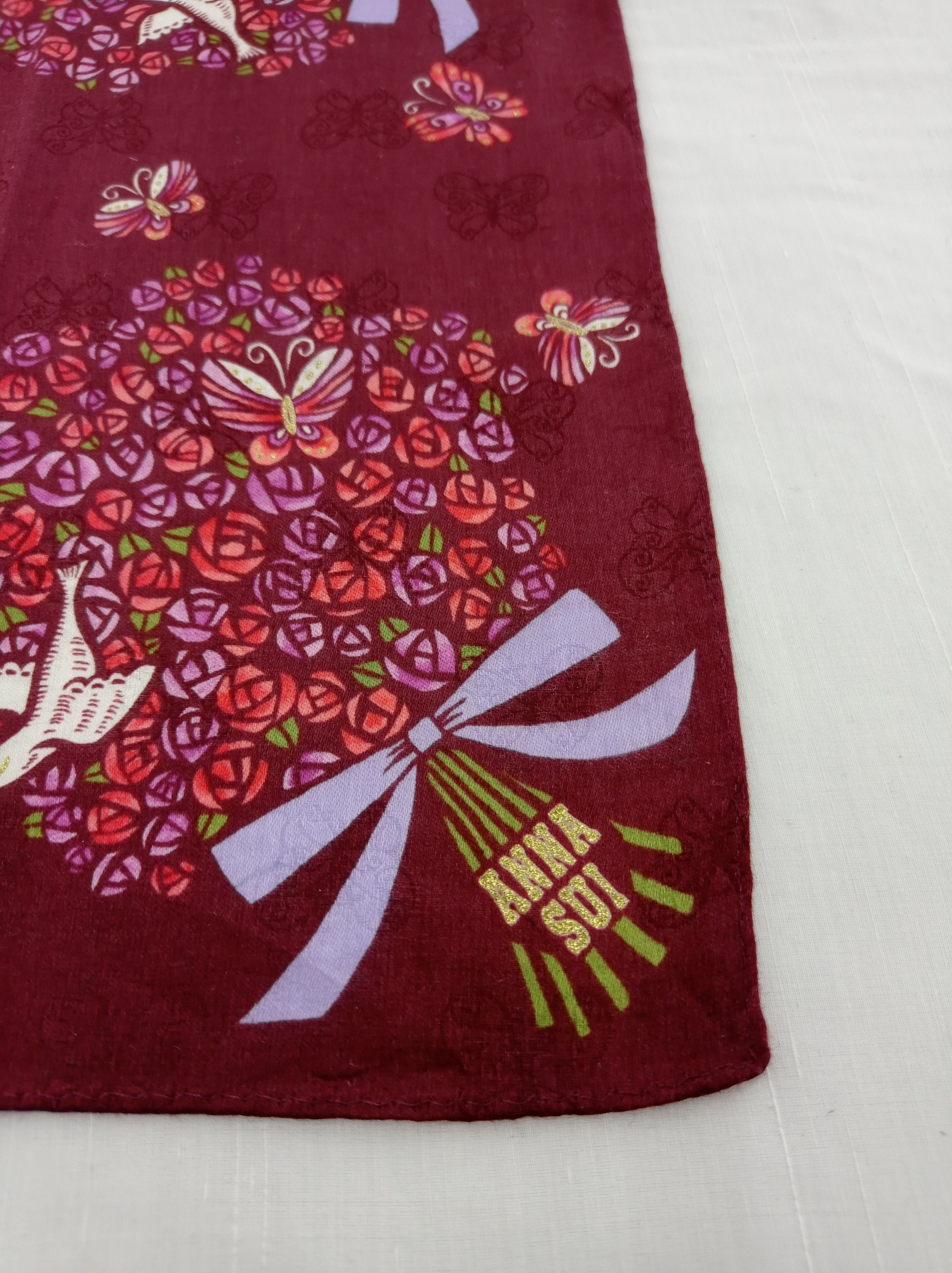 Anna Sui Anna Sui Handkerchief / Neckwear / Bandana Size ONE SIZE - 4 Thumbnail