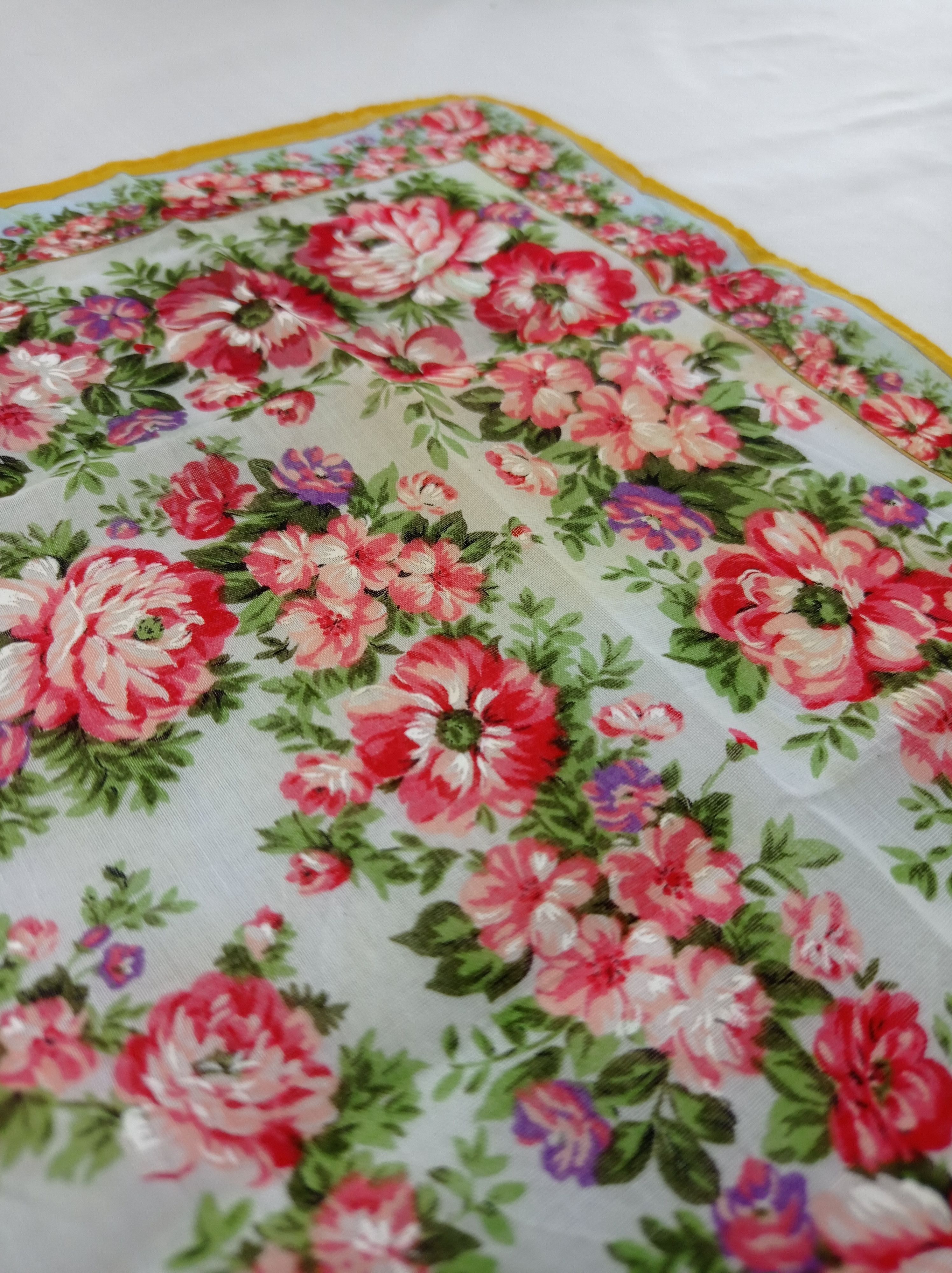 Kenzo Kenzo Floral Handkerchief / Neckwear / Bandana Size ONE SIZE - 4 Thumbnail