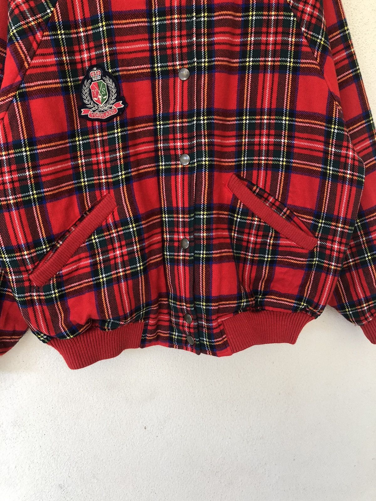 Japanese Brand × Vintage Vintage Yorkland Sports Tartan Jacket Size US M / EU 48-50 / 2 - 4 Thumbnail