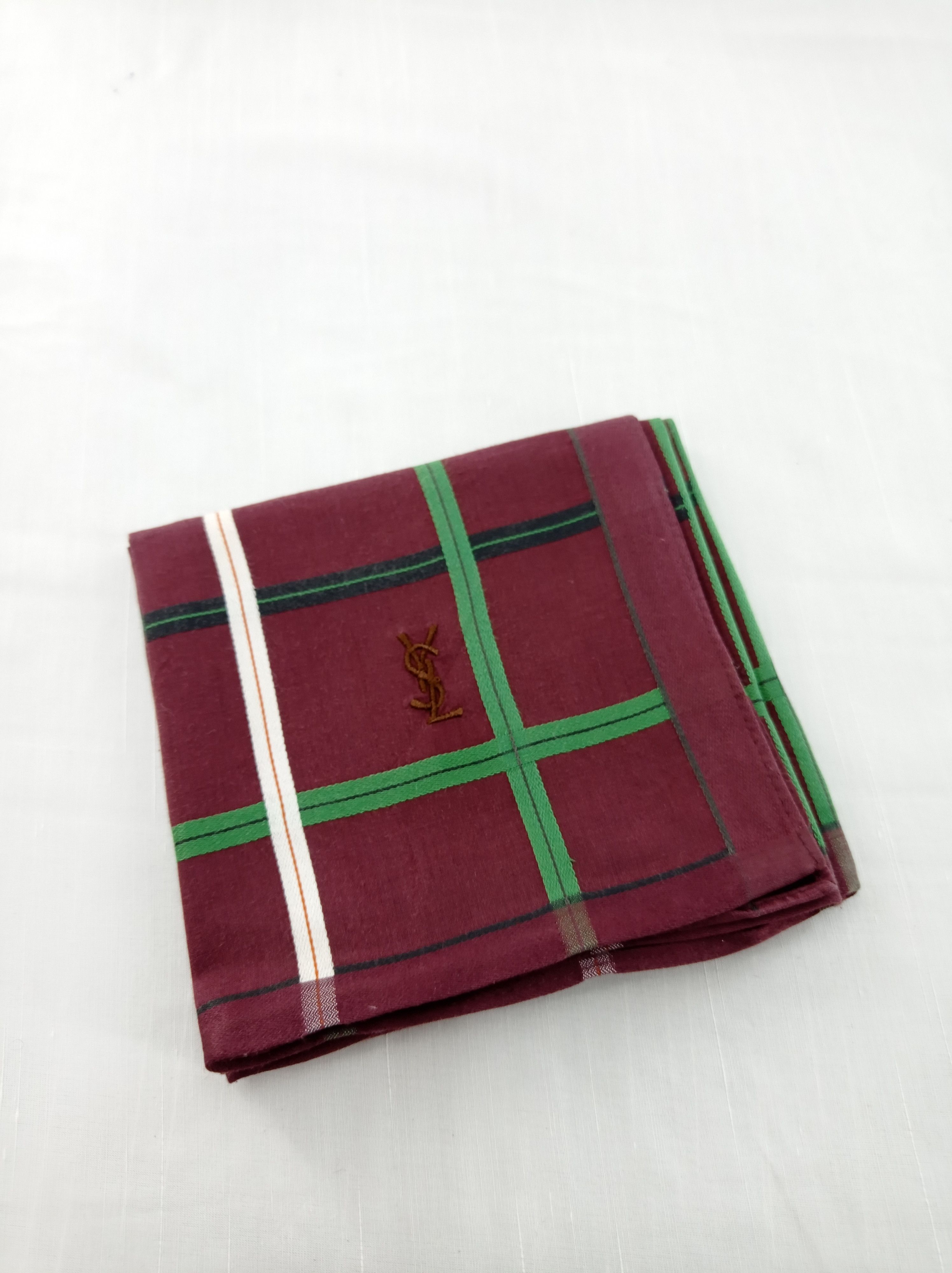 Vintage × Yves Saint Laurent Vintage Yves Saint Laurent Handkerchief / Neckwear / Bandana Size ONE SIZE - 2 Thumbnail