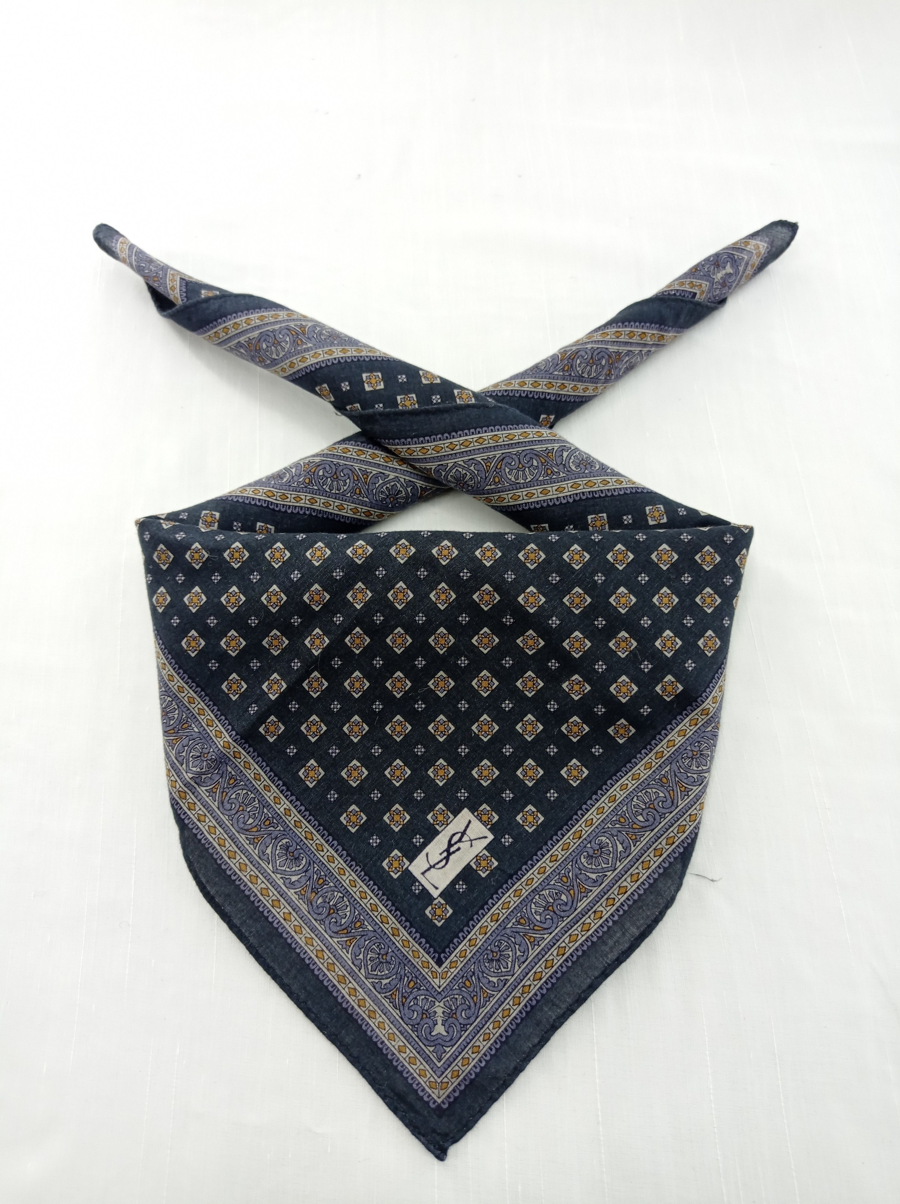Yves Saint Laurent Vintage Yves Saint Laurent Handkerchief / Neckwear / Bandana Size ONE SIZE - 2 Thumbnail