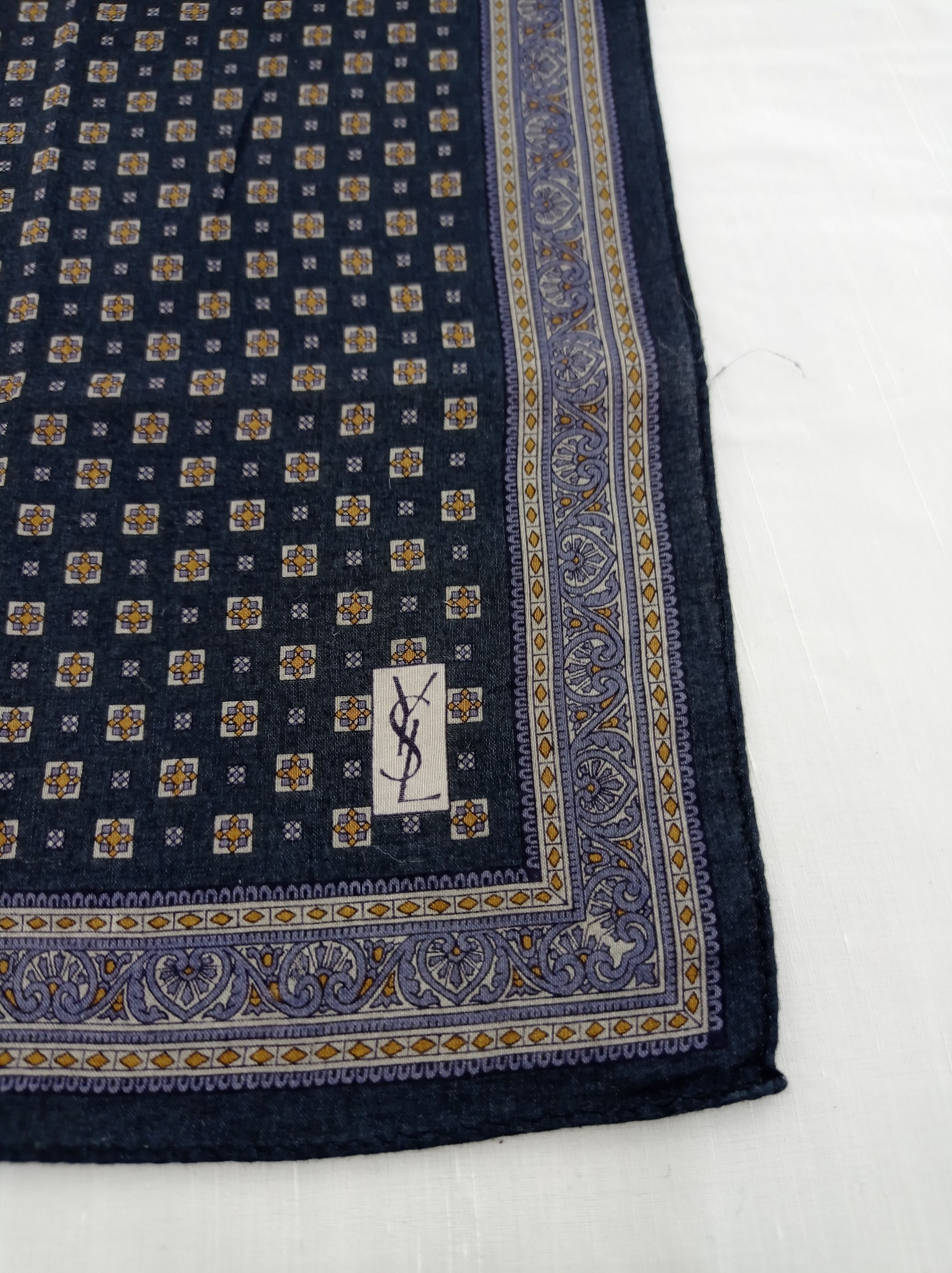 Yves Saint Laurent Vintage Yves Saint Laurent Handkerchief / Neckwear / Bandana Size ONE SIZE - 4 Thumbnail