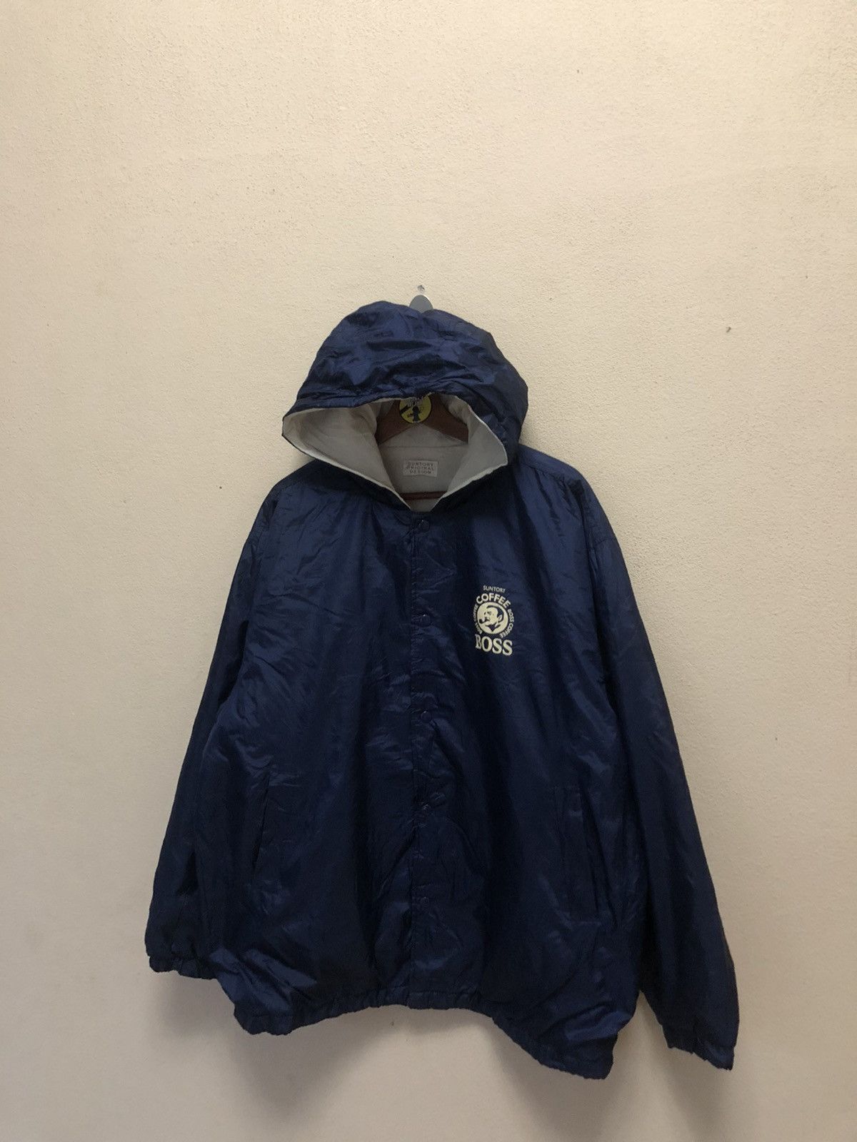 Vintage Vintage Suntory Boss Coffee Big Logos Coach Jacket Size US L / EU 52-54 / 3 - 6 Thumbnail