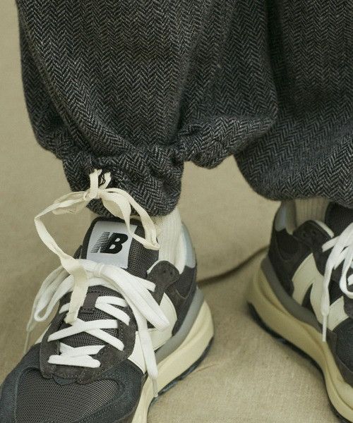 Japanese Brand Men’s 🇯🇵 nano universe Herringbone Wide Cargo Pants Sz JPN M Size US 31 - 6 Thumbnail