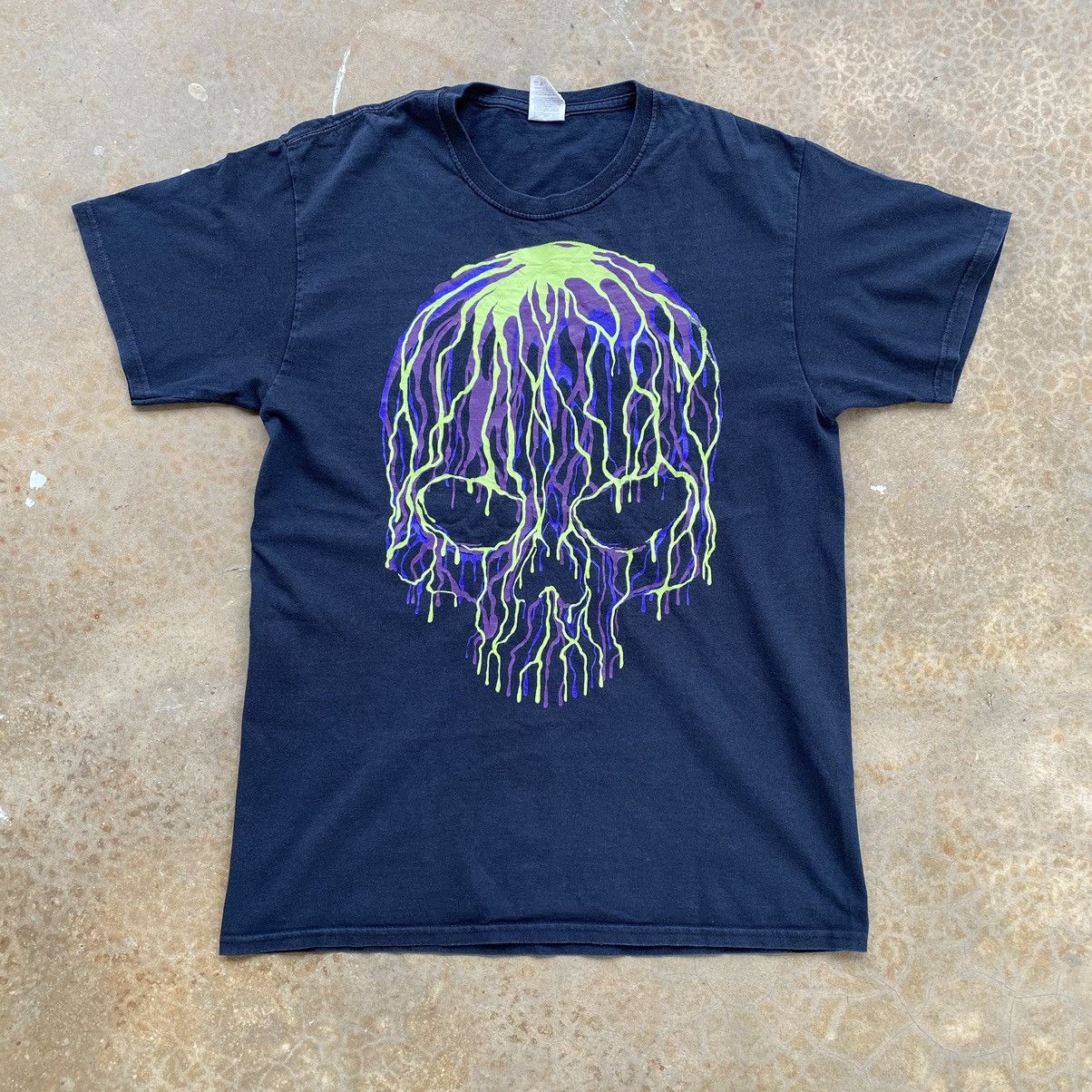 Fruit Of The Loom Vintage Skull Art Rare Tees Size US M / EU 48-50 / 2 - 1 Thumbnail