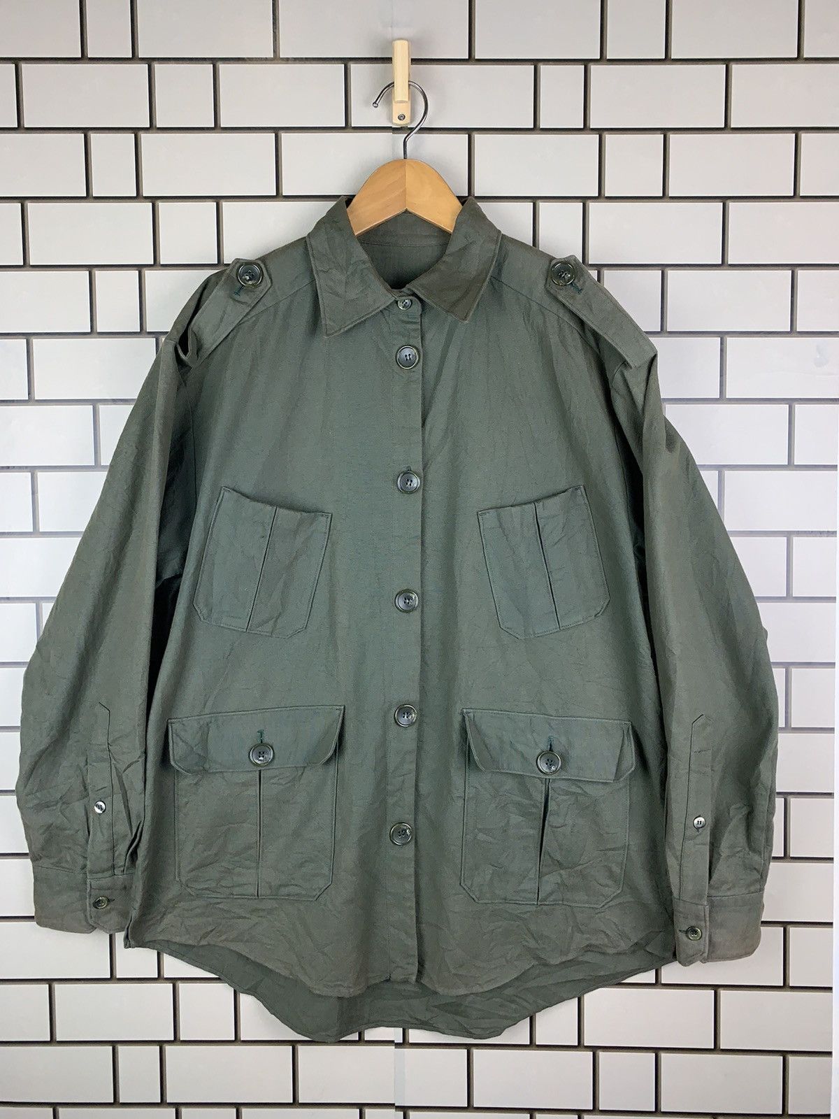 Other Vintage Italian Designer Mirco Bertola Army Design Size US M / EU 48-50 / 2 - 1 Thumbnail