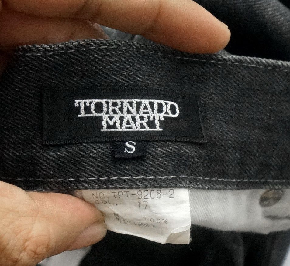 Japanese Brand 🔥 TORNADO MART Distressed Acid Wash Flared Skinny Jeans Size US 29 - 16 Thumbnail