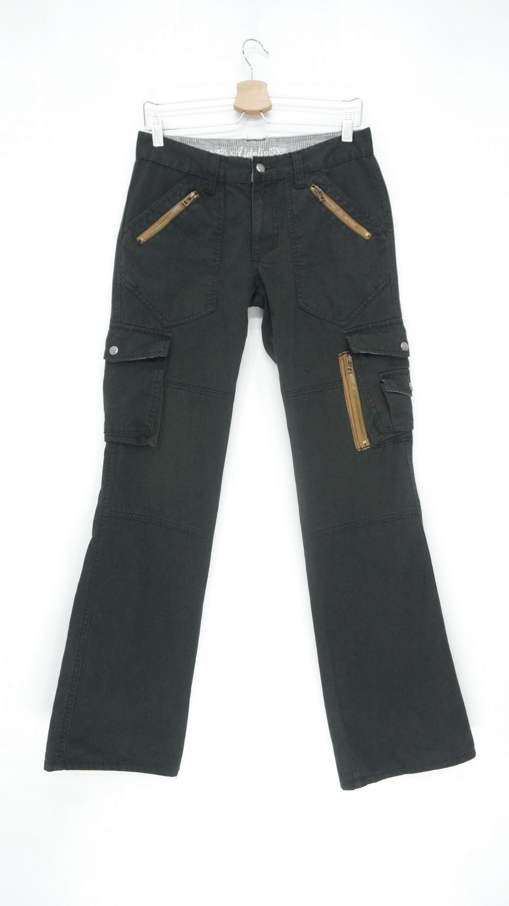 Japanese Brand Japanese Brand Multipocket Tactical Black Cargo Pants Size US 29 - 1 Thumbnail
