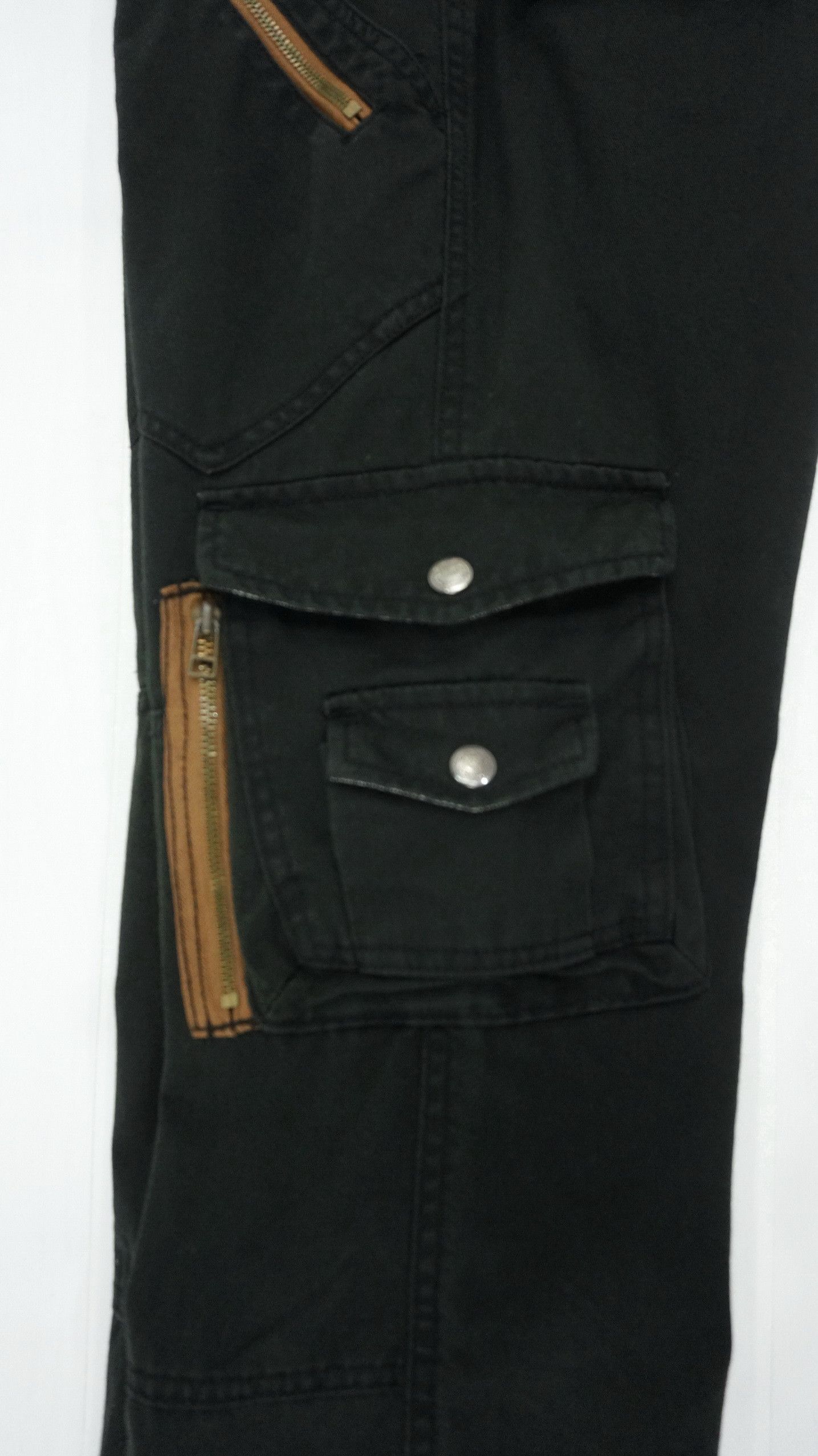 Japanese Brand Japanese Brand Multipocket Tactical Black Cargo Pants Size US 29 - 10 Thumbnail