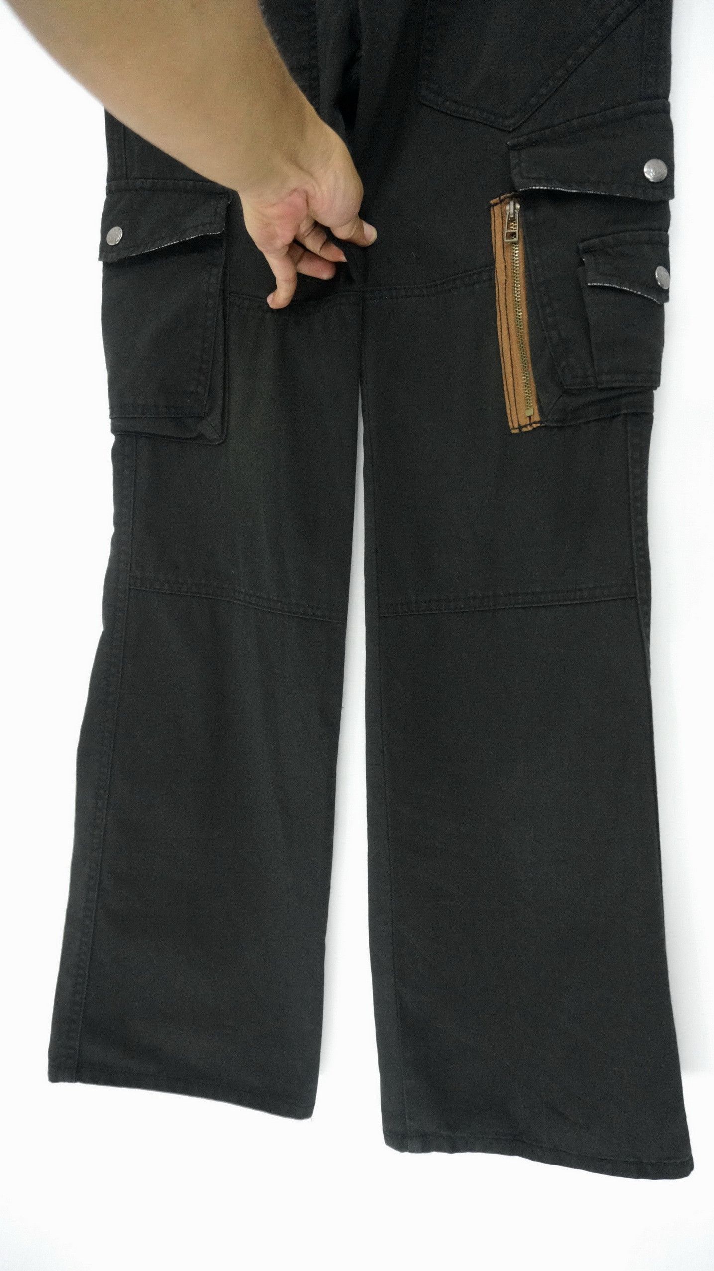 Japanese Brand Japanese Brand Multipocket Tactical Black Cargo Pants Size US 29 - 7 Thumbnail
