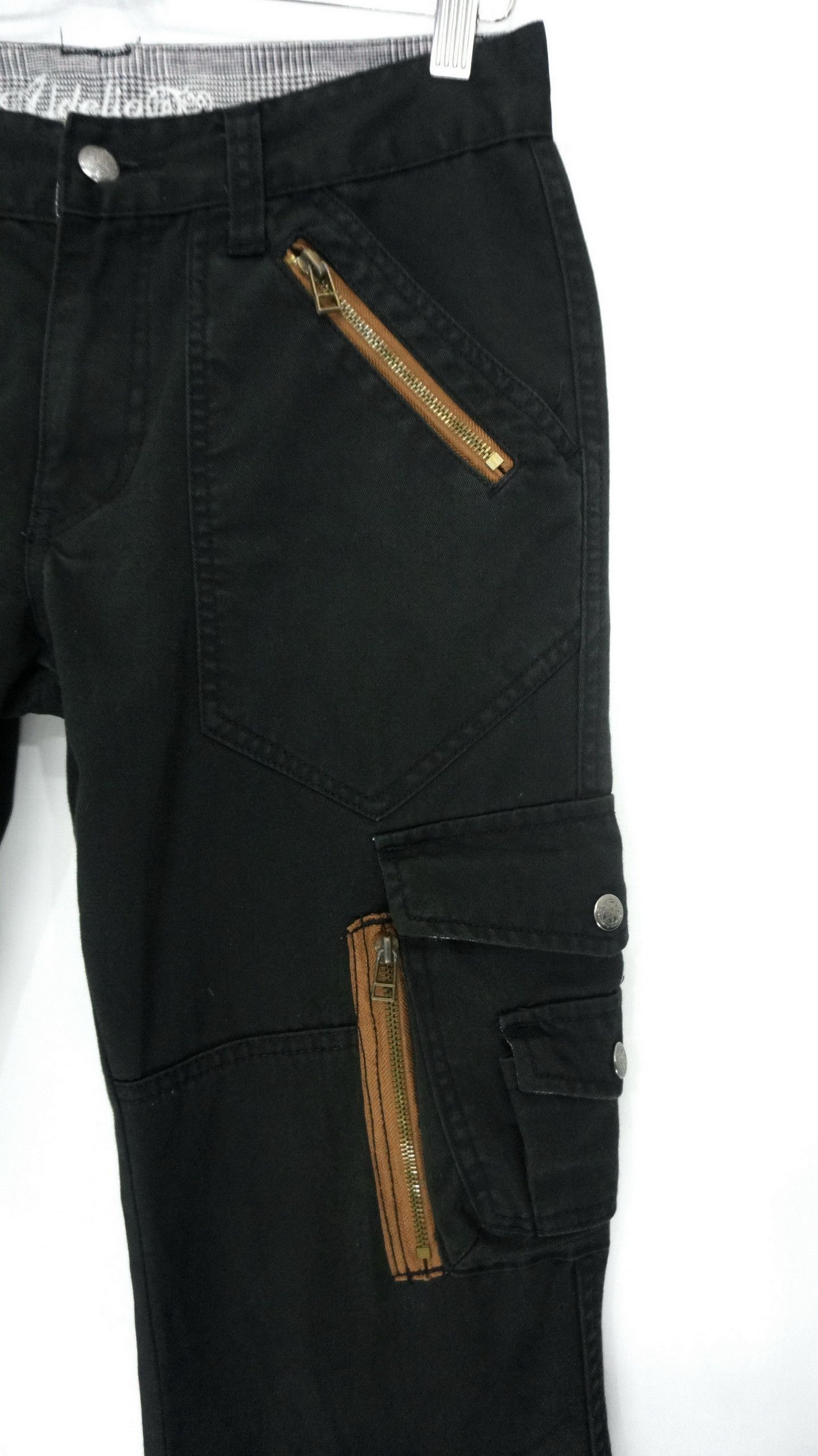 Japanese Brand Japanese Brand Multipocket Tactical Black Cargo Pants Size US 29 - 6 Thumbnail