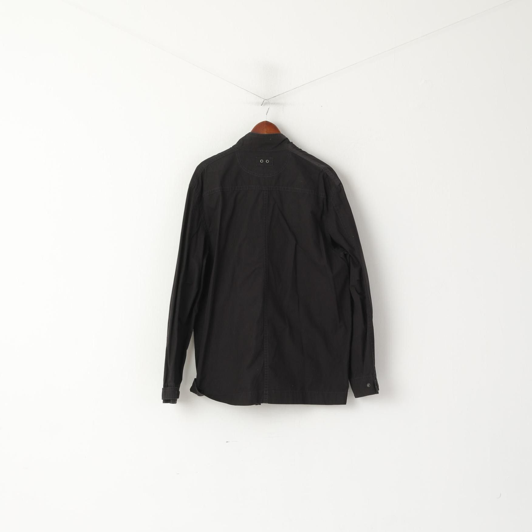 Converse Converse Men XL Jacket Black Cotton Skateboard 2470 Size US XL / EU 56 / 4 - 7 Thumbnail