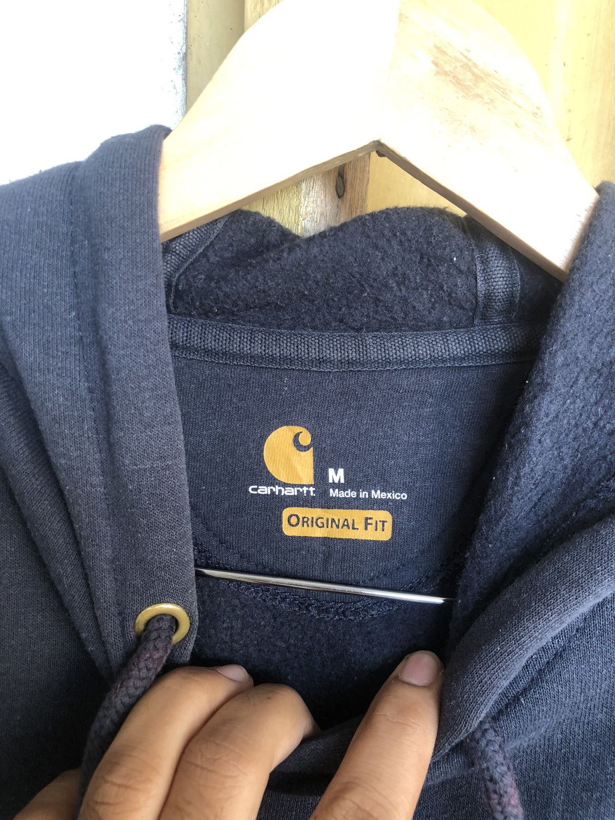 Carhartt Vintage Carhartt Faded Blue Sweatshirt Hoodie Size US M / EU 48-50 / 2 - 10 Thumbnail