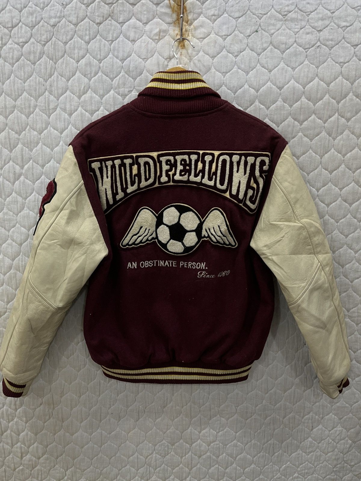 image of Oldvarsitystadium x Varsity Jacket (Xxx). Steals Japanese Wild Fellows Varsity Jacket (Size Medium)
