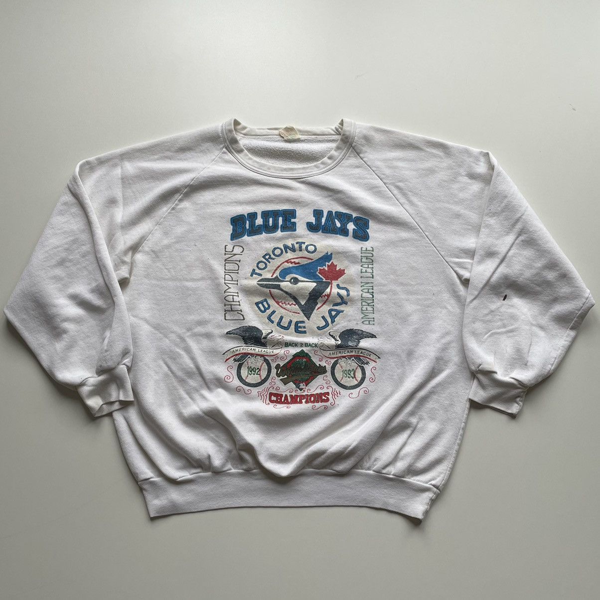MLB × Vintage Vintage 90s Toronto Blue Jays MLB World Series crewneck Size US M / EU 48-50 / 2 - 1 Thumbnail