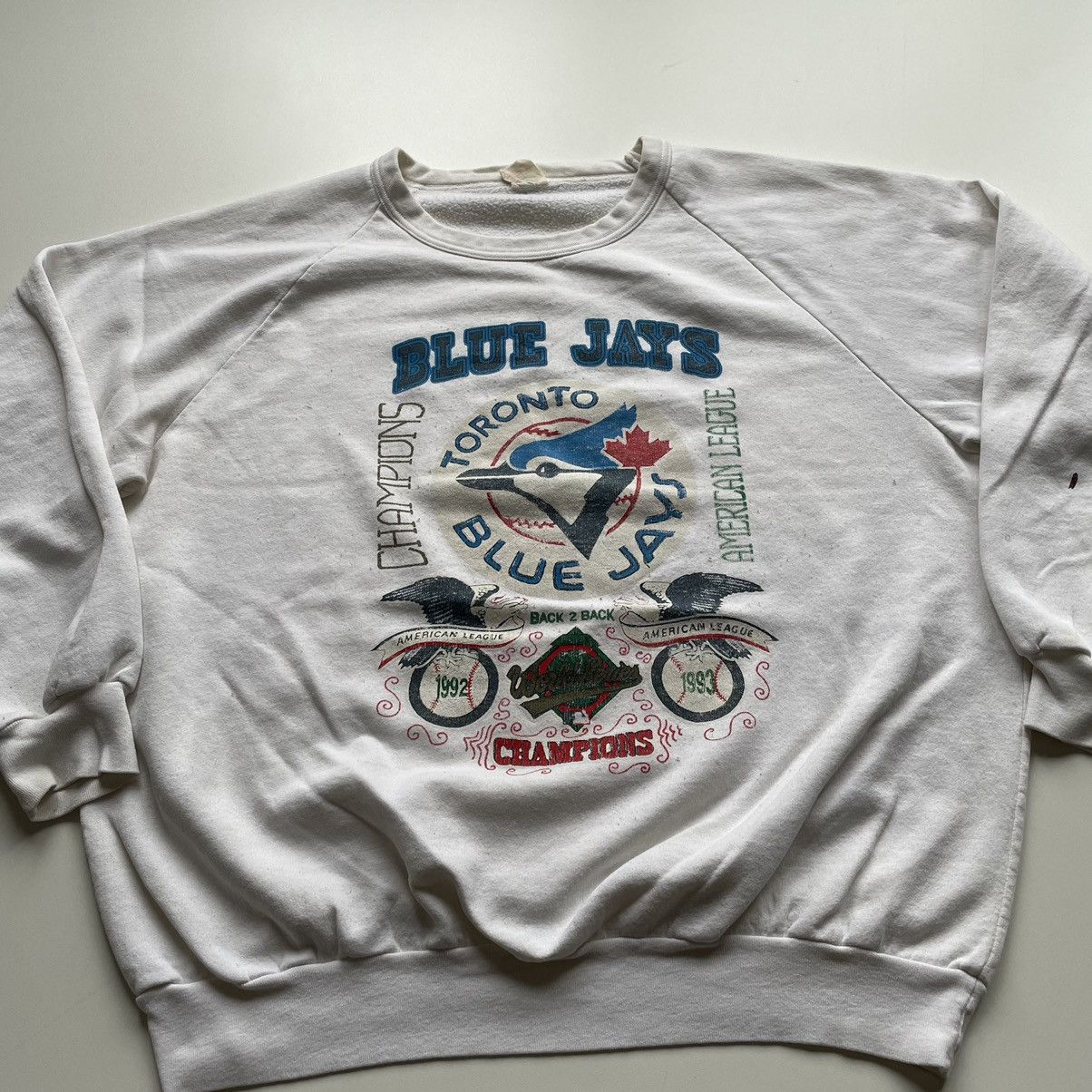 MLB × Vintage Vintage 90s Toronto Blue Jays MLB World Series crewneck Size US M / EU 48-50 / 2 - 2 Thumbnail