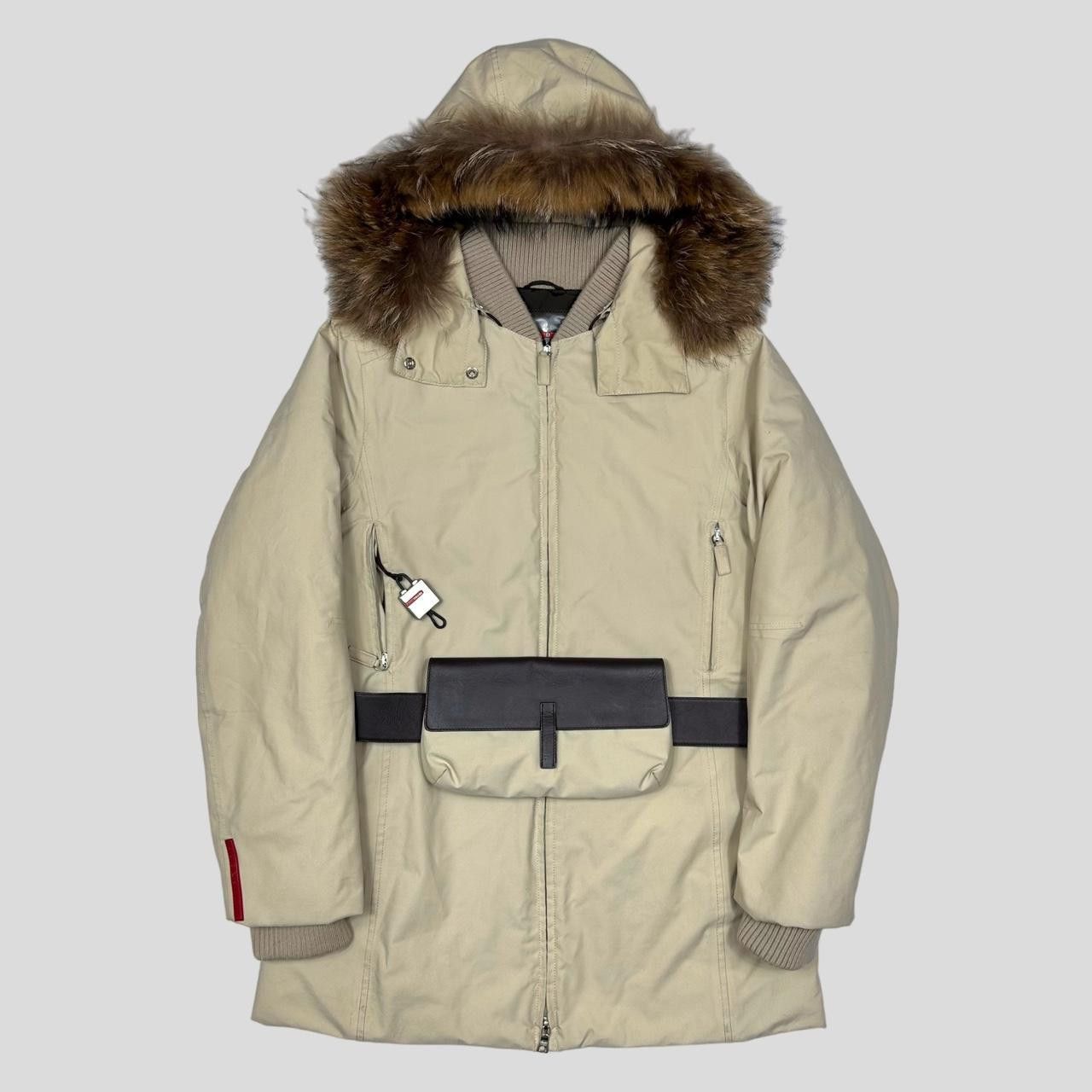 Prada Prada Sport 00’s Goretex Faux Fur Ski Jacket + Belt Bag Size L / US 10 / IT 46 - 2 Preview