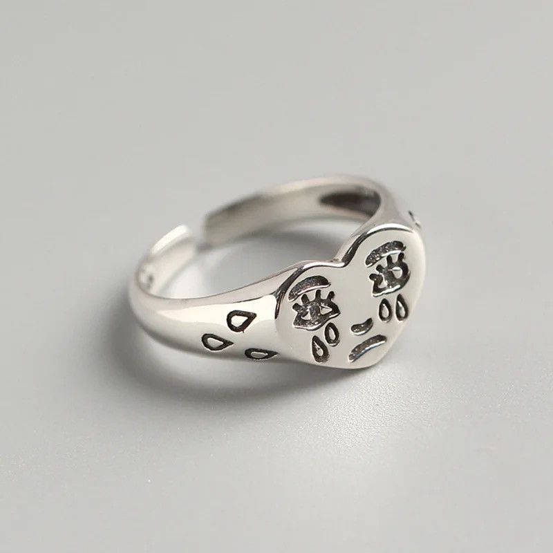 Jewelry × Vintage Crying heart ring Size ONE SIZE - 2 Thumbnail