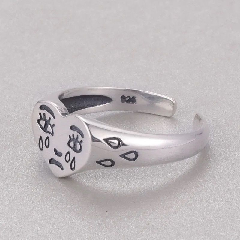 Jewelry × Vintage Crying heart ring Size ONE SIZE - 3 Thumbnail