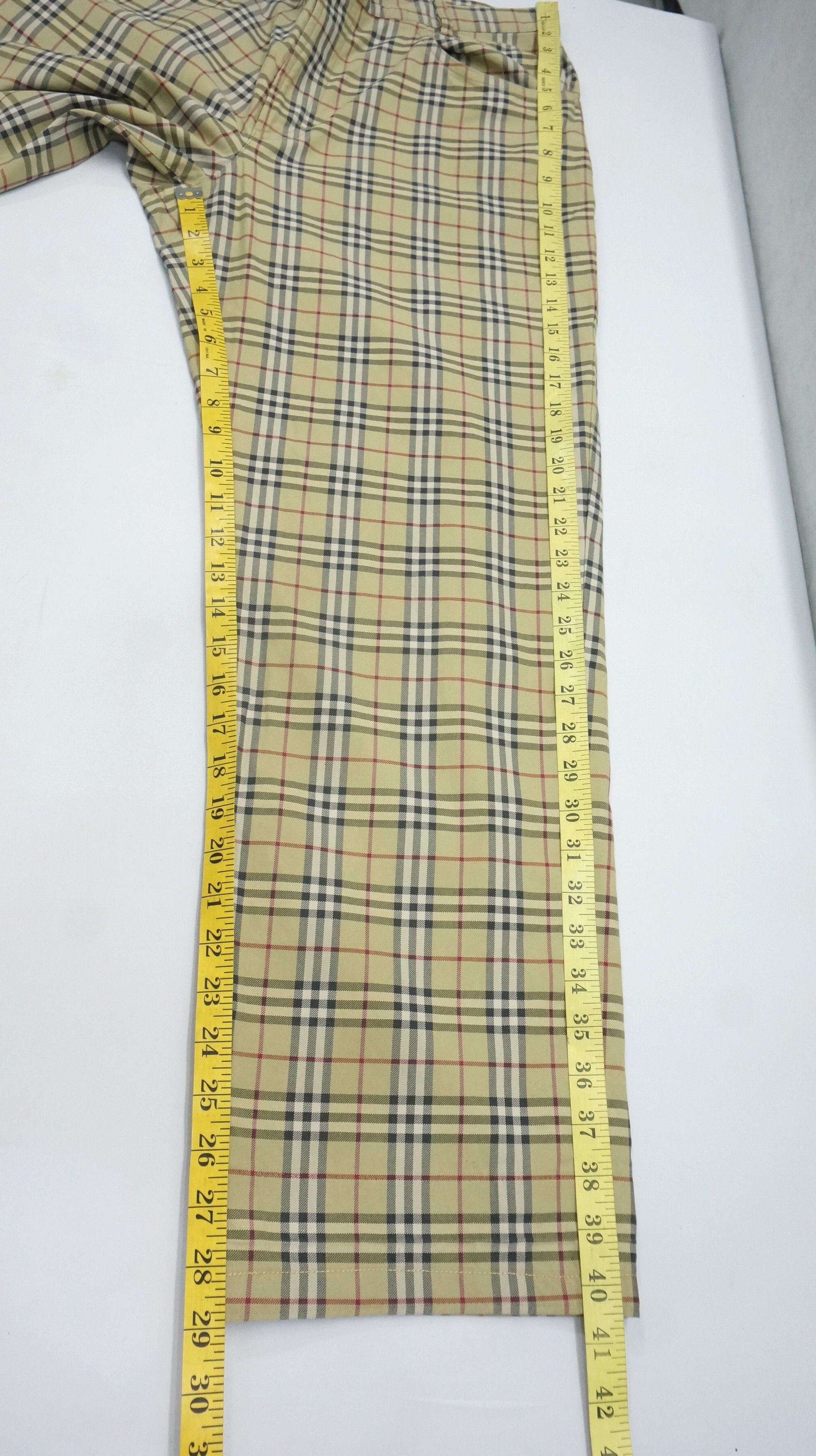 Burberry Vintage 🔥 Burberry Nova Check Purland Cotton Pants Size 36R Size US 34 / EU 50 - 11 Thumbnail