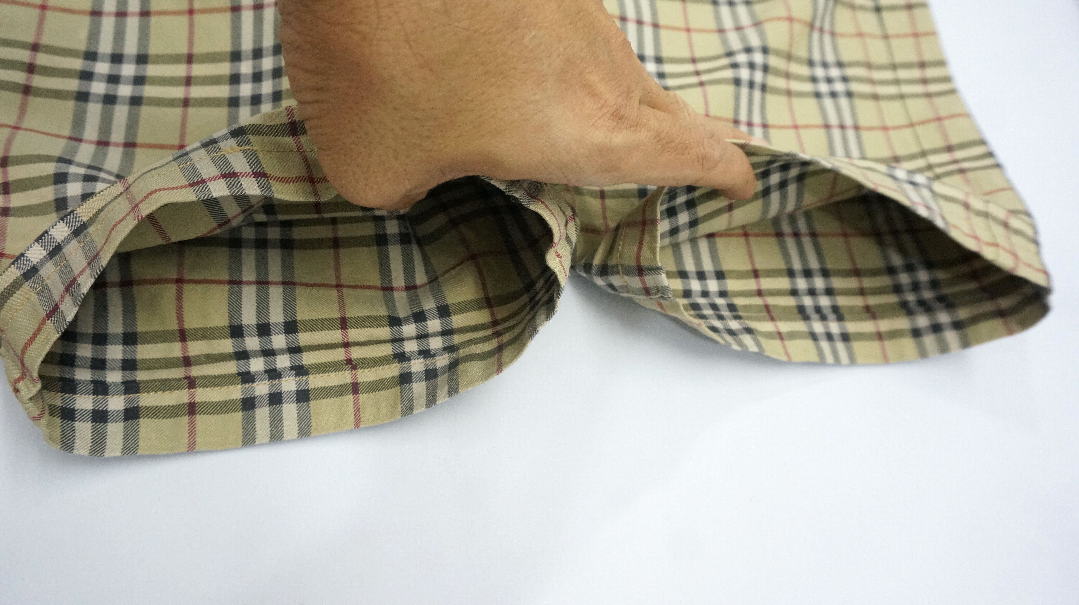 Burberry Vintage 🔥 Burberry Nova Check Purland Cotton Pants Size 36R Size US 34 / EU 50 - 19 Thumbnail