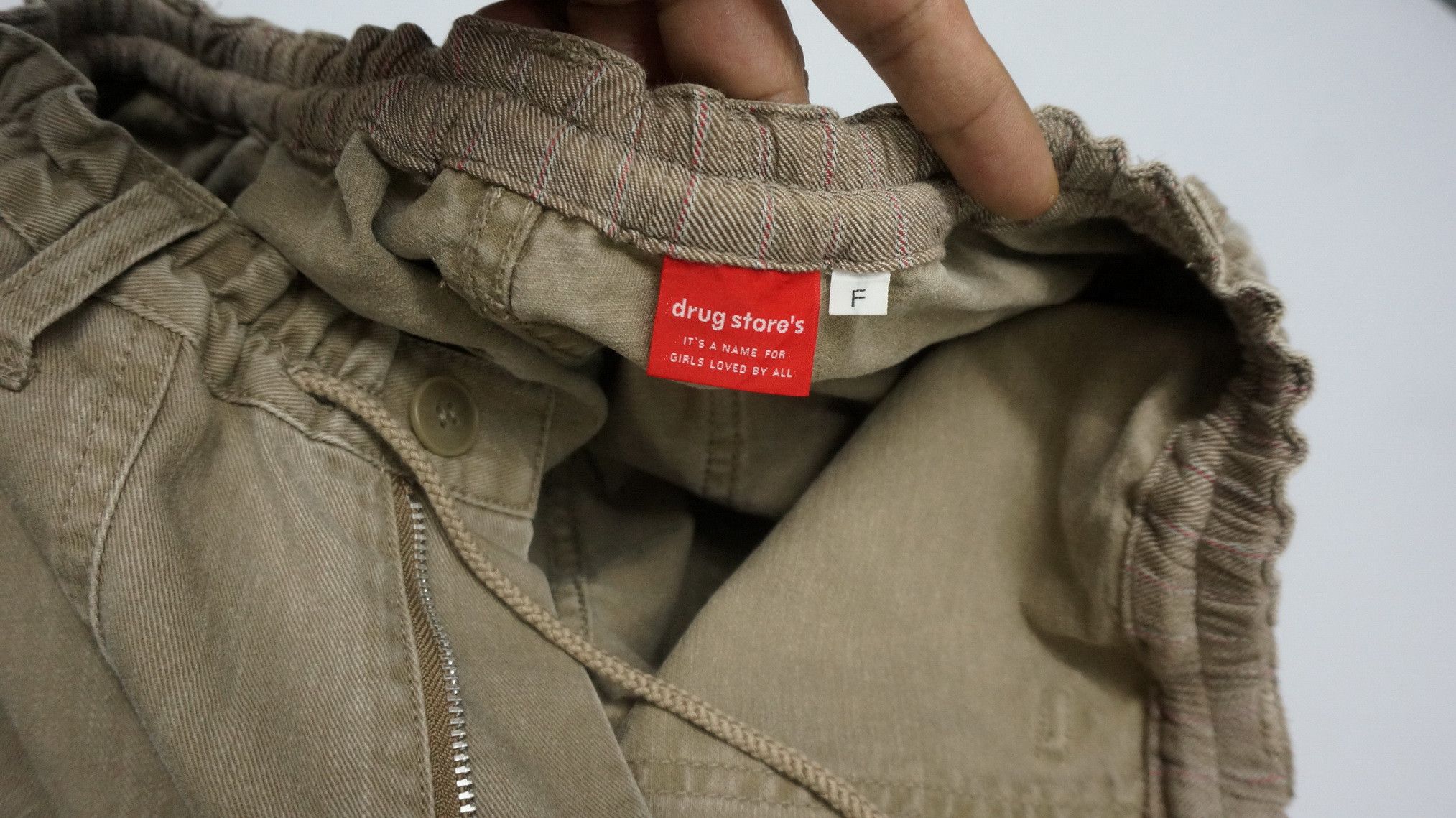 Japanese Brand 🔥 DRUG STORE'S Cargo Drawstring Pants Adidas Inspired Size US 30 / EU 46 - 21 Thumbnail