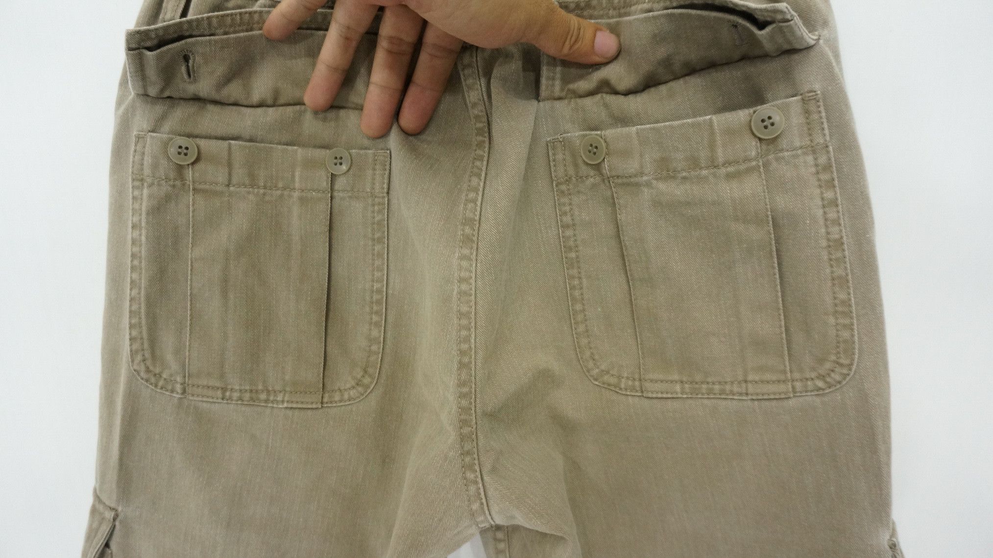 Japanese Brand 🔥 DRUG STORE'S Cargo Drawstring Pants Adidas Inspired Size US 30 / EU 46 - 9 Thumbnail