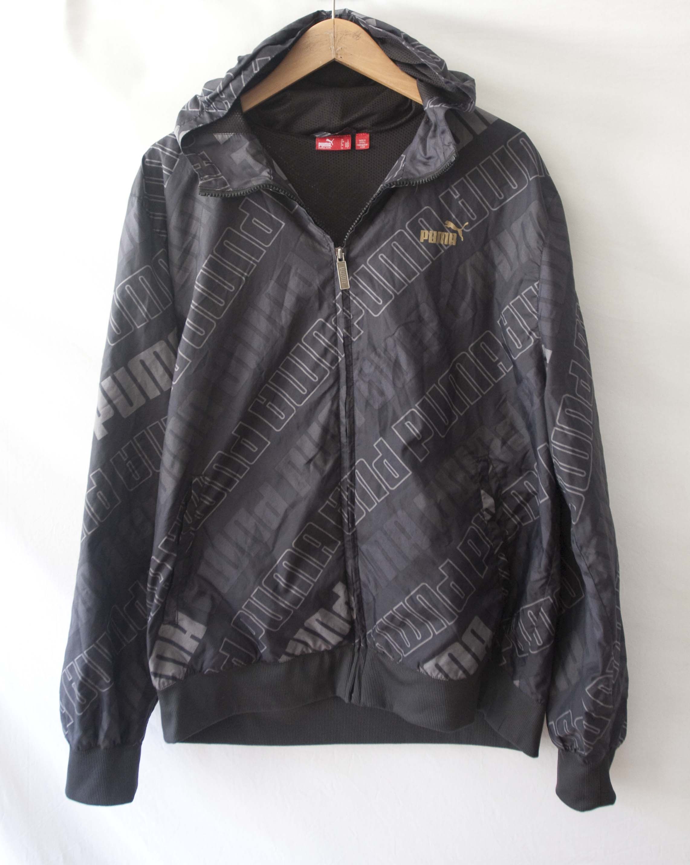 Puma Puma Jacket Windbreaker Hooded Spell Out Size L Size US L / EU 52-54 / 3 - 1 Thumbnail