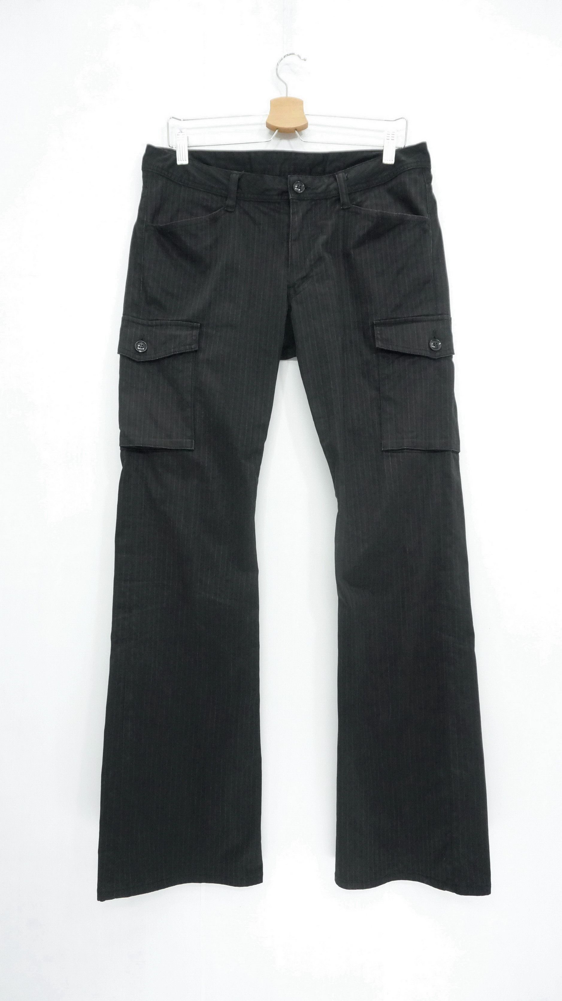 Japanese Brand 🔥Fire Flared🔥 MENS BIGI Japan Lowrise Cargo pants Size US 31 - 2 Thumbnail