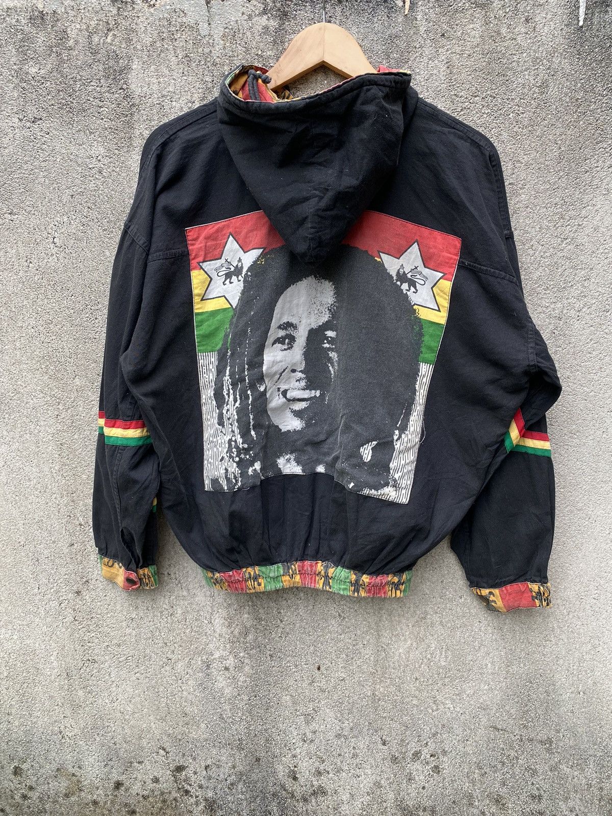 Vintage BOB MARLEY Rasta Cotton Hoodie Jacket