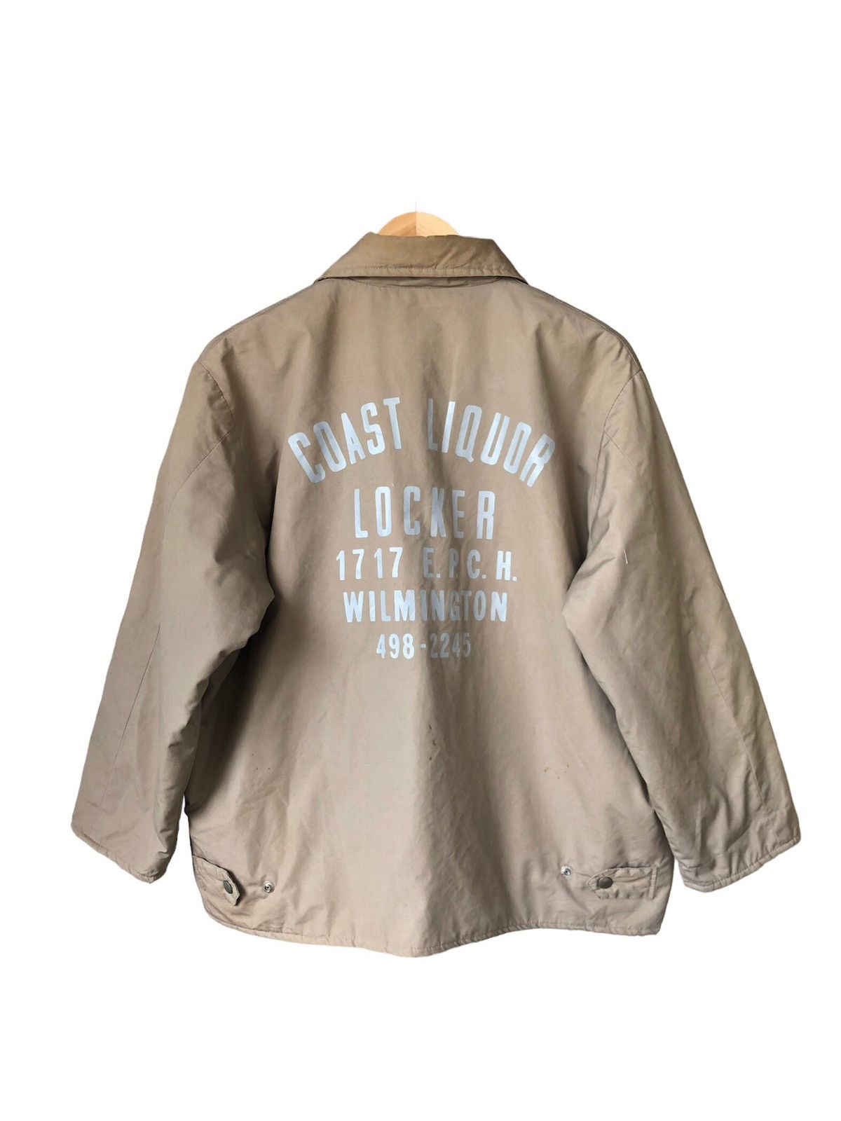 45rpm Vintage 90s 45rpm Coast Liquor Locker Distressed Jackets Size US L / EU 52-54 / 3 - 1 Thumbnail