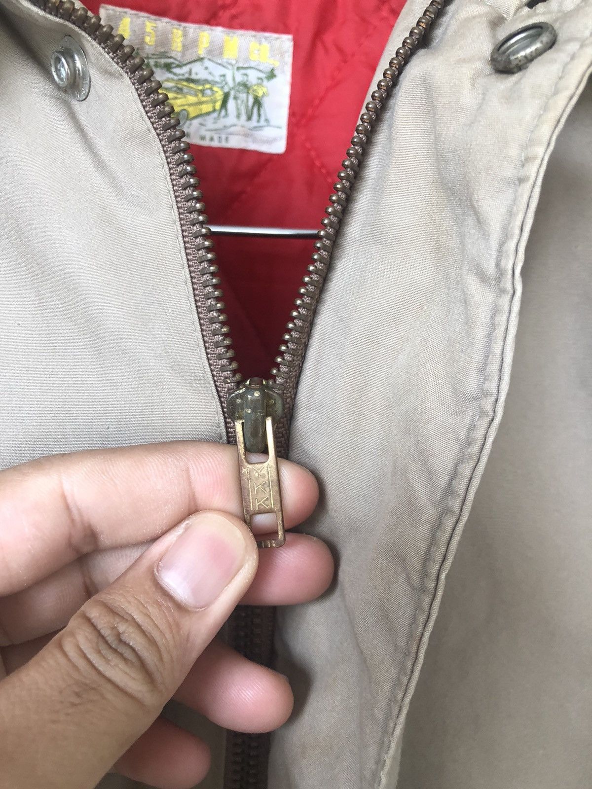 45rpm Vintage 90s 45rpm Coast Liquor Locker Distressed Jackets Size US L / EU 52-54 / 3 - 9 Thumbnail