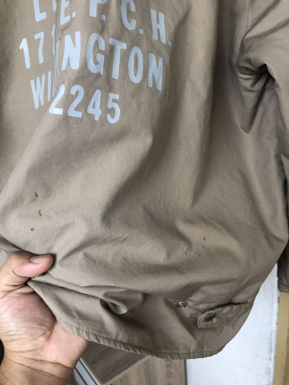 45rpm Vintage 90s 45rpm Coast Liquor Locker Distressed Jackets Size US L / EU 52-54 / 3 - 17 Thumbnail
