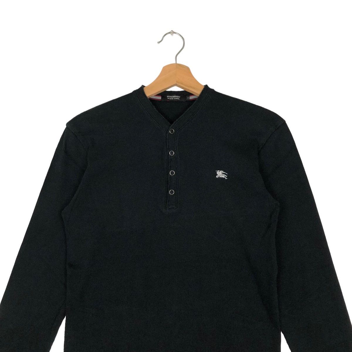 Burberry VINTAGE LONG SLEEVE BURBERRY BLACK LABEL STRIPED Size US M / EU 48-50 / 2 - 2 Thumbnail