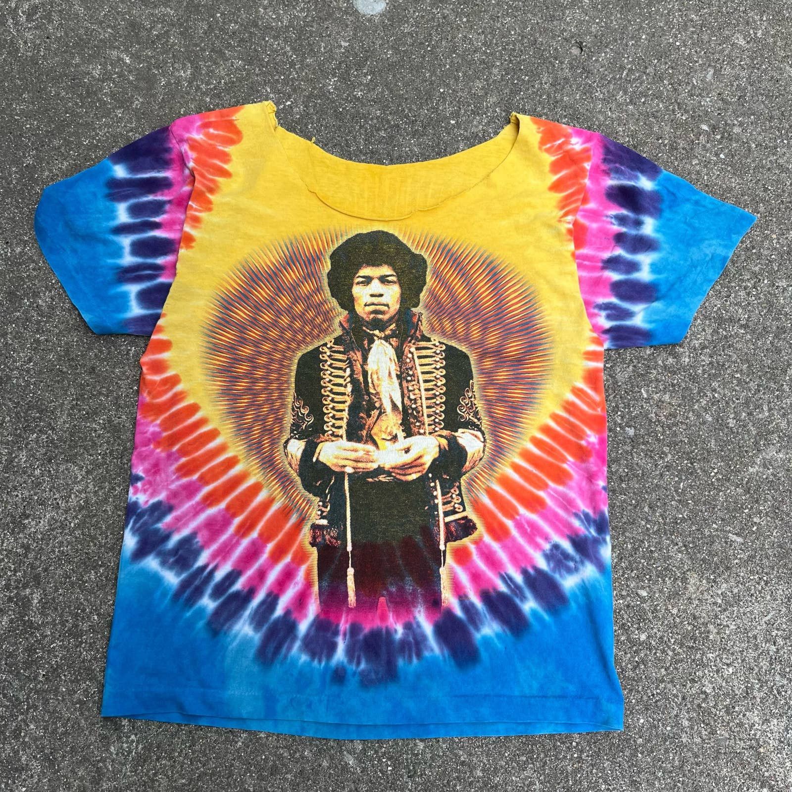 jimi hendrix tie dye tee