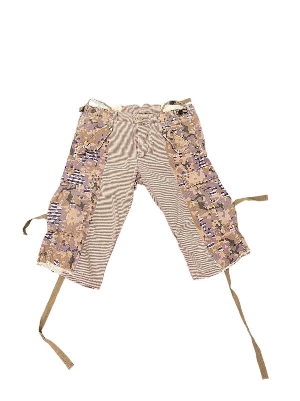 Maison MIHARA YASUHIRO Vtg Miharayasuhiro Reconstructed Cargo Cropp Hickory 2🟦6 Size US 32 / EU 48 - 1 Thumbnail