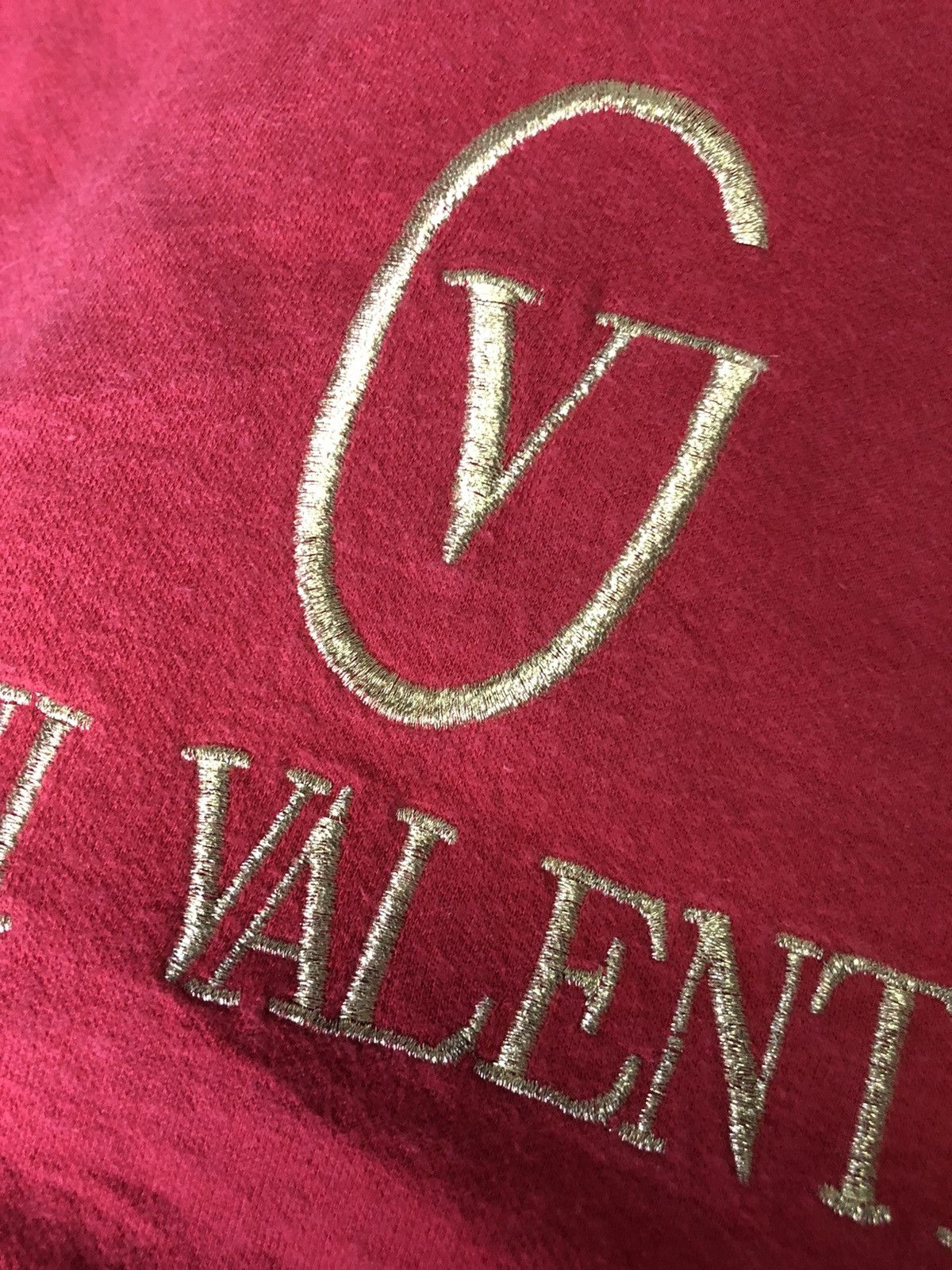 Gianni Valentino × Valentino GIANNI VALENTINO sweatshirt with big embroidery logo size S Size US S / EU 44-46 / 1 - 4 Thumbnail