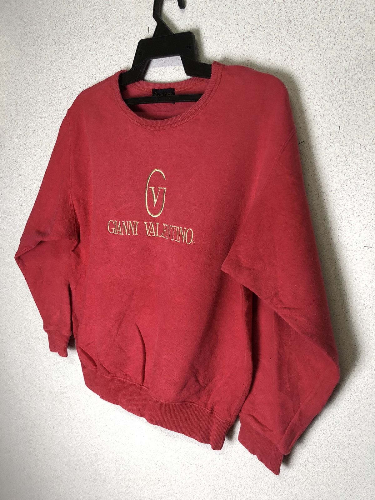 Gianni Valentino × Valentino GIANNI VALENTINO sweatshirt with big embroidery logo size S Size US S / EU 44-46 / 1 - 3 Thumbnail