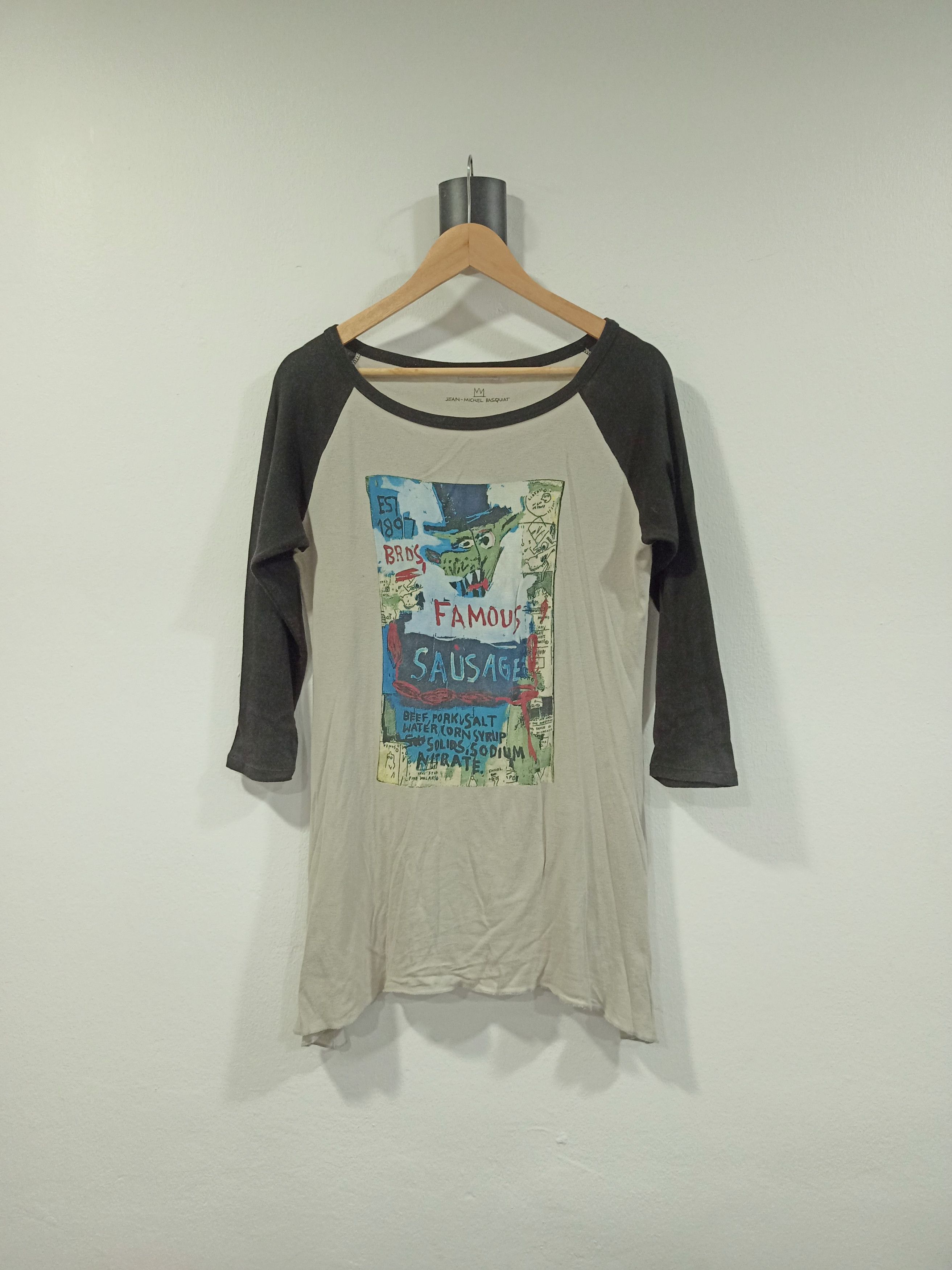 Jean-Michel Basquiat Vintage Jean Michel Basquat Third Quarter Shirt Size US M / EU 48-50 / 2 - 1 Thumbnail