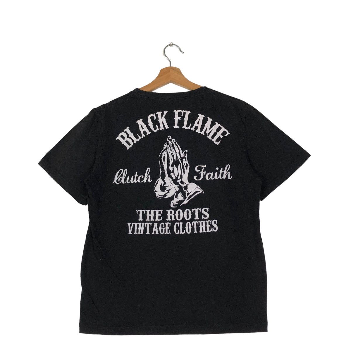 Japanese Brand VINTAGE BIG LOGO BLACK FLAME THE ROOT TEE INSPIRE RAFFSIMONS Size US M / EU 48-50 / 2 - 1 Thumbnail