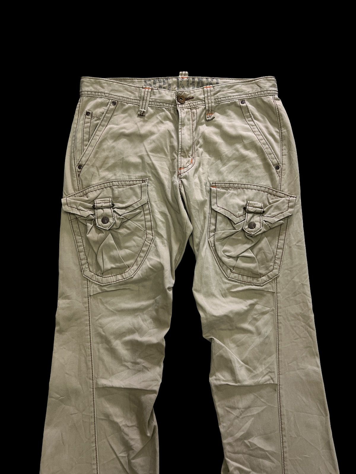 Edwin FLARED🔥 EDWIN 505 KHAKIS THE CUTTING EDGE Size US 34 / EU 50 - 3 Thumbnail