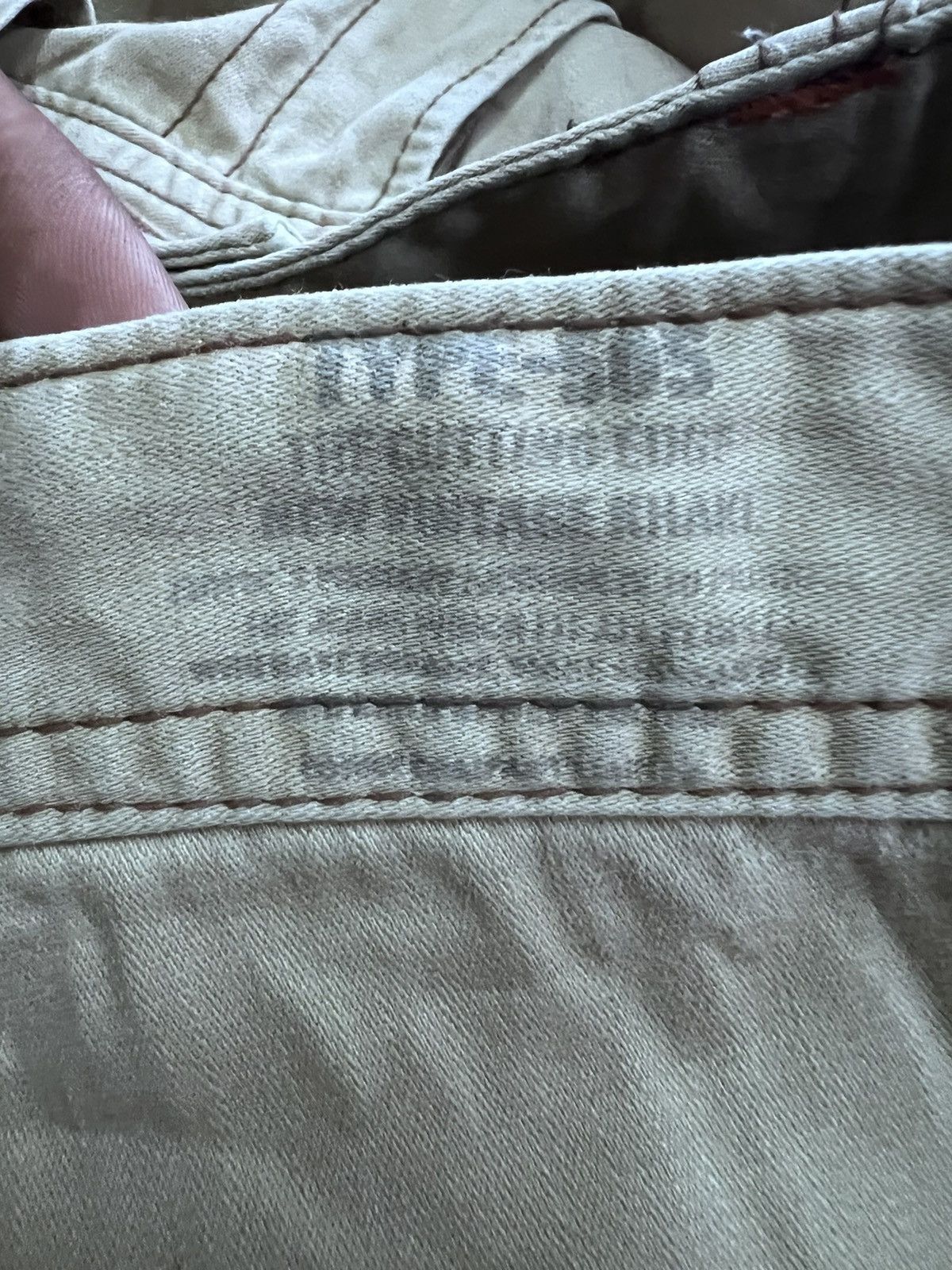 Edwin FLARED🔥 EDWIN 505 KHAKIS THE CUTTING EDGE Size US 34 / EU 50 - 8 Thumbnail