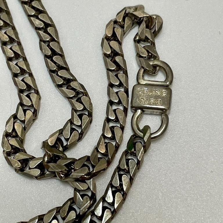 Celine Vintage Celine chain necklace Size ONE SIZE - 5 Thumbnail