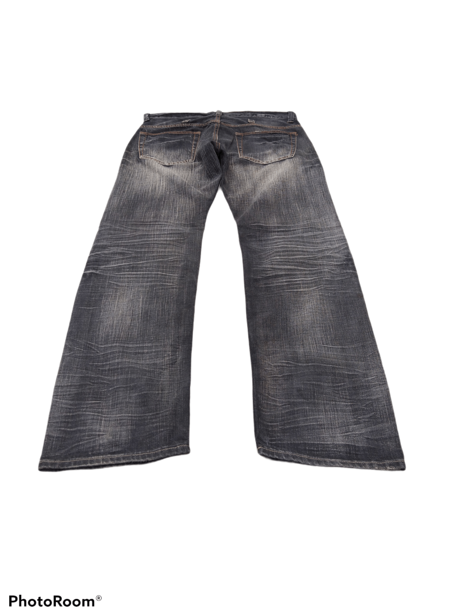 Japanese Brand DISTRESSED WASHED BLACK SORRIDERE DENIM PANTS Size US 33 - 4 Thumbnail