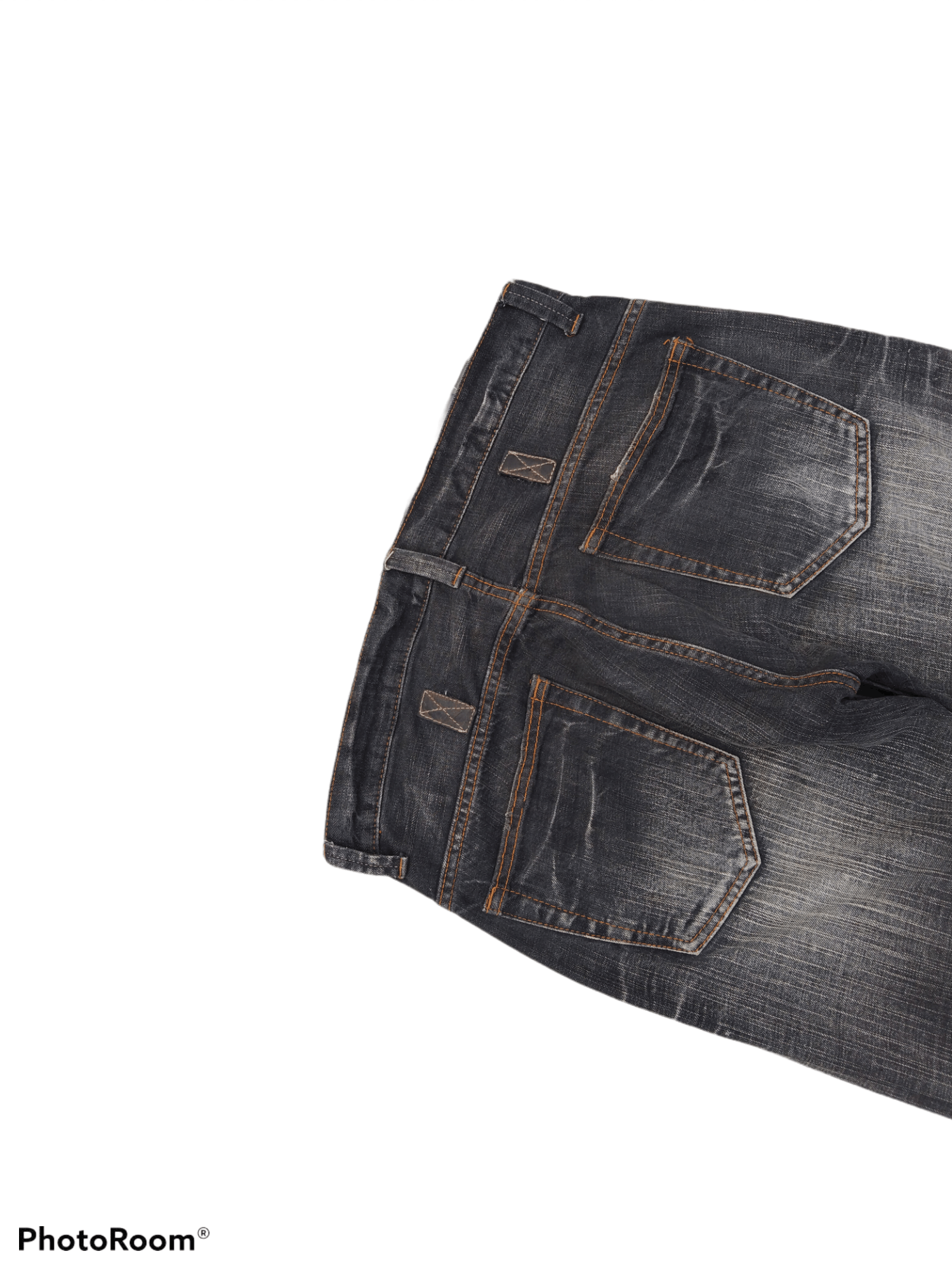 Japanese Brand DISTRESSED WASHED BLACK SORRIDERE DENIM PANTS Size US 33 - 6 Thumbnail