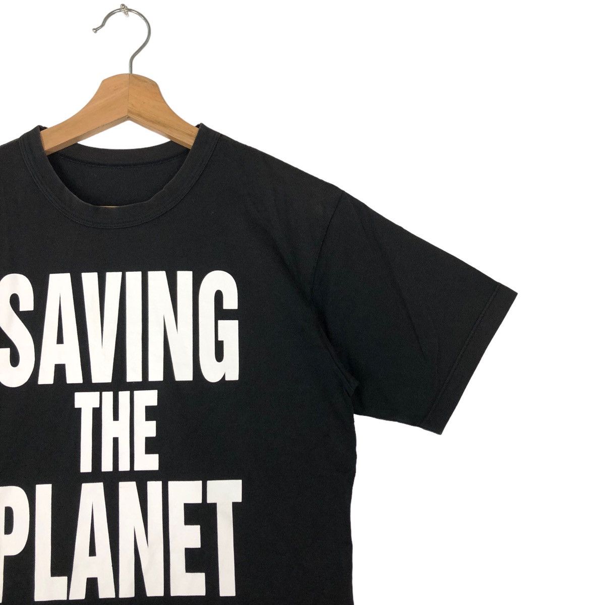 Japanese Brand VINTAGE SAVING THE EARTH TEE BIG LOGO ISSEY MIYAKE DESIGN Size US S / EU 44-46 / 1 - 5 Thumbnail