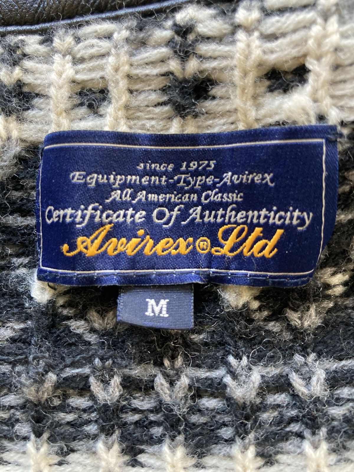 Avirex AVIREX KNITTED JACKET Size US M / EU 48-50 / 2 - 6 Thumbnail