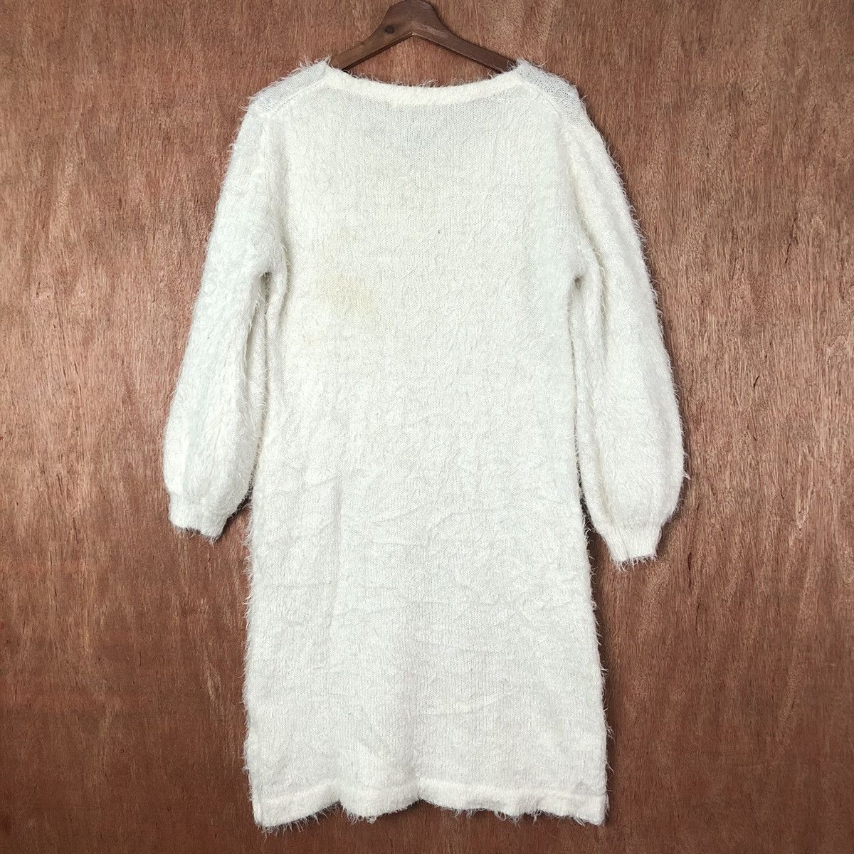 Homespun Knitwear × Japanese Brand Khalita Long Shaggy Shaggy Fur Mohair Knitwear #6595 Size L / US 10 / IT 46 - 9 Thumbnail