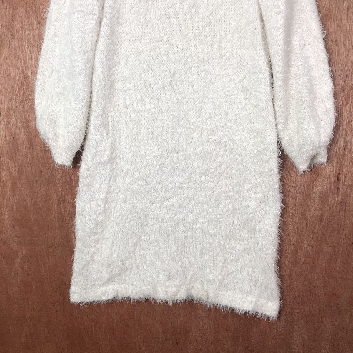 Homespun Knitwear × Japanese Brand Khalita Long Shaggy Shaggy Fur Mohair Knitwear #6595 Size L / US 10 / IT 46 - 3 Thumbnail