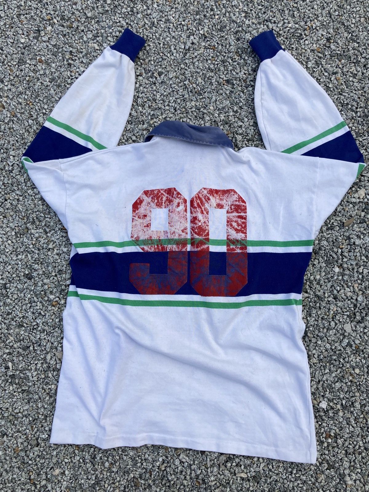 Canterbury of New Zealand × Vintage Vintage 90’s Canterbury Rugby Jersey Size US L / EU 52-54 / 3 - 4 Thumbnail